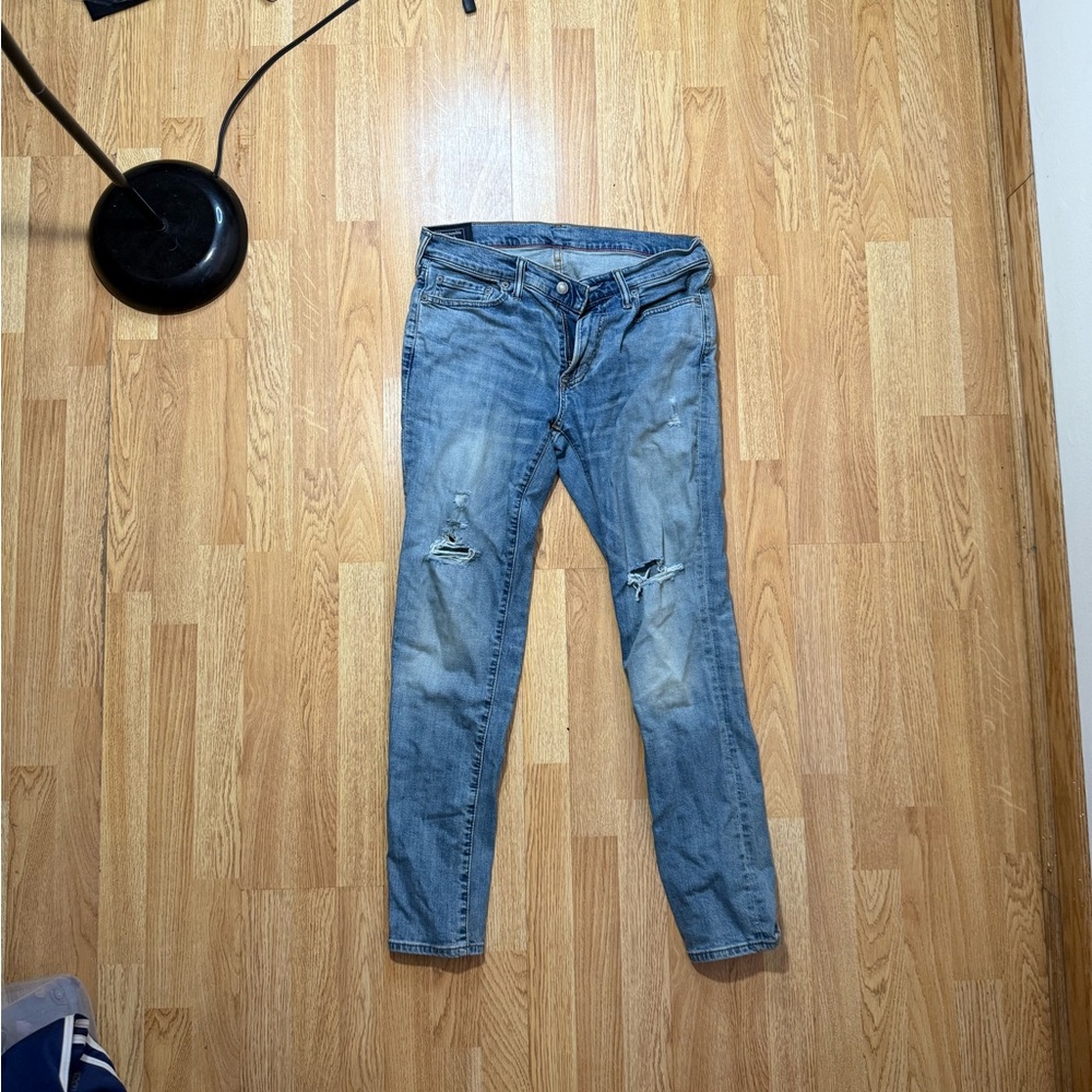 Abercrombie & Fitch Light Blue Skinny Jeans